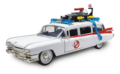 Miniatura Ecto 1 Ghostbuster Cadillac 1959 1/24 Jadatoys