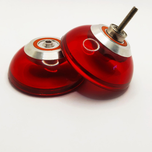 Imagem 3 de 4 de Yoyo Profissional Prime Yoyobrasil Rolamento Vermelho