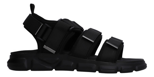 Sandalia Casual Caballero Ajustable Negro