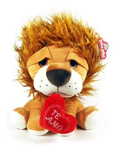 Leon De Peluche Con Corazon Te Amo 40 Cm. Phi Phi Toys