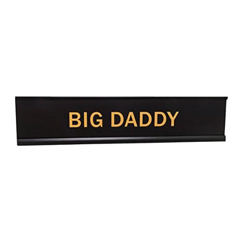 Placa De Escritorio Nombre De Novedad  Big Daddy  De 2 ...