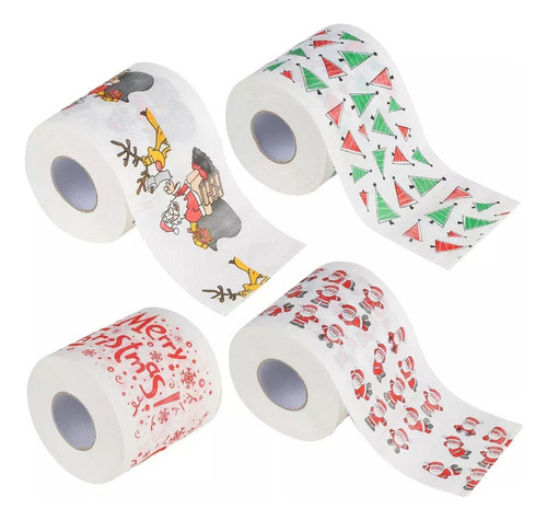 Papel Higiénico X Hogar Ducha De Papá Noel Cena De Navidad