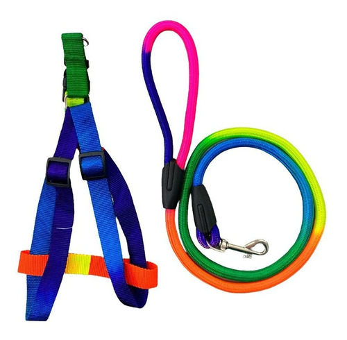 Pechera ,arnes Neon Para Mascotas Mini Y Pequeñas Talla Xs 