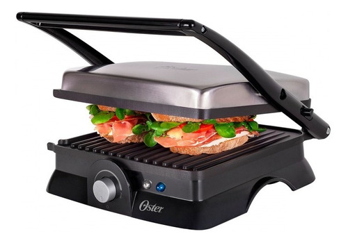 Grill E Sanduicheira Elétrica Inox Cadence Premium 180ºpress