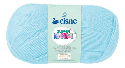 Lana Cisne Super Bebe Por Ovillo - 100gr Color Celeste Bebe 06008