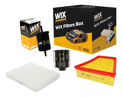 Kit X 4 Filtros Wix Para Vw Gol Trend Fox Crossfox Suran 1.6