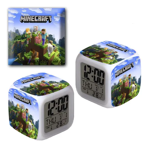 Reloj despertador minecraft sale