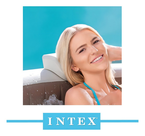 Almofada de banheira de hidromassagem inflável Intex Purespa Spa