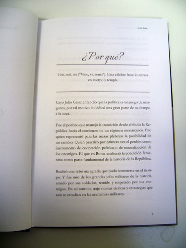 Julio Cesar Biografia Imperio Romano Tapa Dura Aguilar Boedo (Usado)