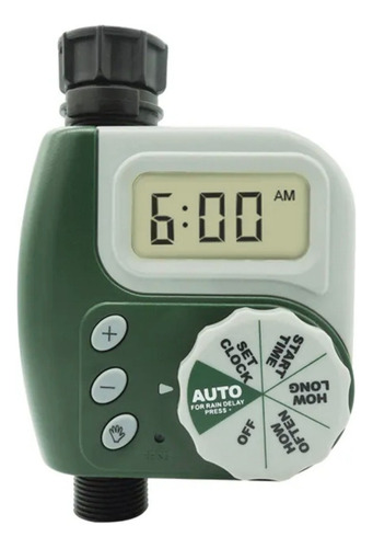 Timer Digital Para Riego Temporizador Controlado Verde