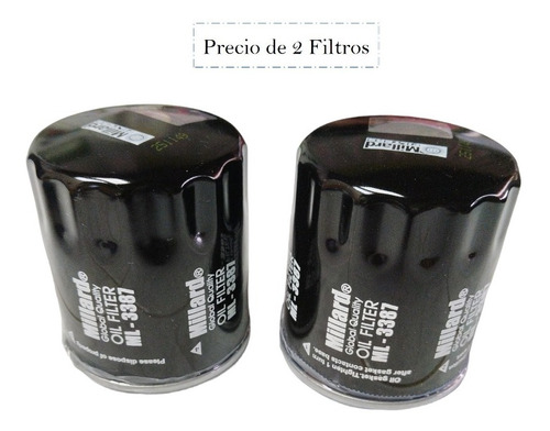Filtro Aceite Ml-3387 Aveo Corsa Optra Malibu Palio Idea