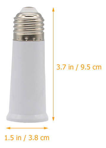 * W Soporte De Bombilla E27 Con Rosca, Extensor De Lámpara