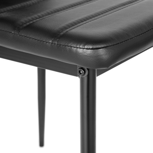 Juego De 4 Sillas De Comedor Ergonómicas Con Respaldo Alto Diseño De La Tela Color De La Estructura De La Silla Color Del Asiento