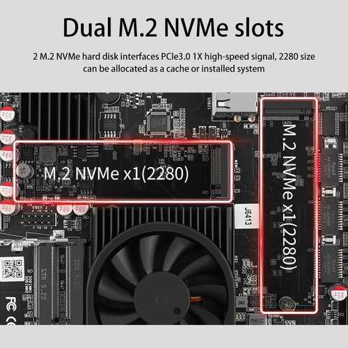 Hkuxzr Celeron J6413 Industrial Frounterne Nas 4 Núcleos 4 H