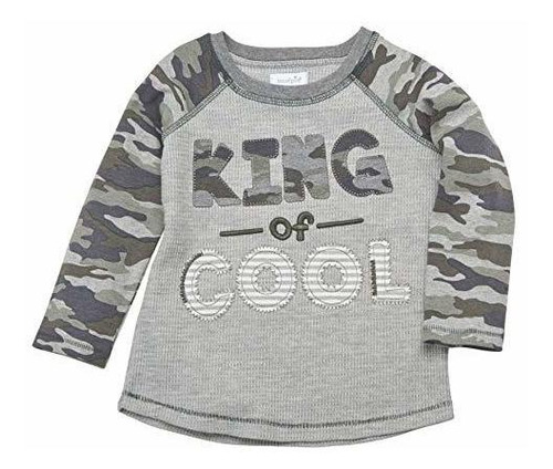 Disfraz Niño - Mud Pie King Of Cool Boys Camisetas Grises De