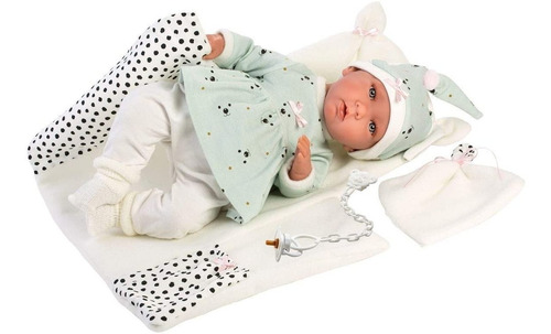 Imagen 6 de 10 de Muñeca Real Llorona Mimi 42cm Bebes Reborn Llorens España
