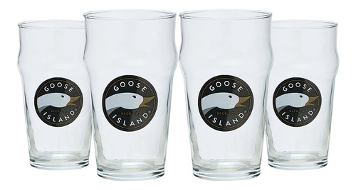 4 Copos Pint Para Chopp Pub Goose Island 570ml - Licenciado
