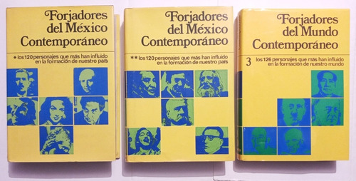 Forjadores Del México Contemporáneo. Tres Tomos. Planeta.