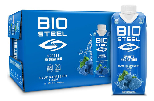 Biosteel Bebida Hidratante 12 Pack 500ml / Blue Raspberry