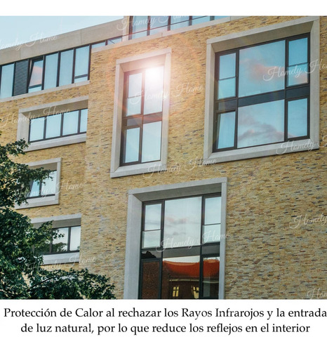 Película Privacidad Espejo 12m Cuadrados Bloqueo De Calor