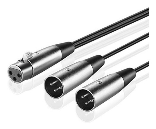 Tnp Xlr Divisor Cable Adaptador Parche   1 dama 2  Dual 18