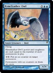 Cartas Magic: Rimefeather Owl Nm Coldsnap ! Mtg Bsas