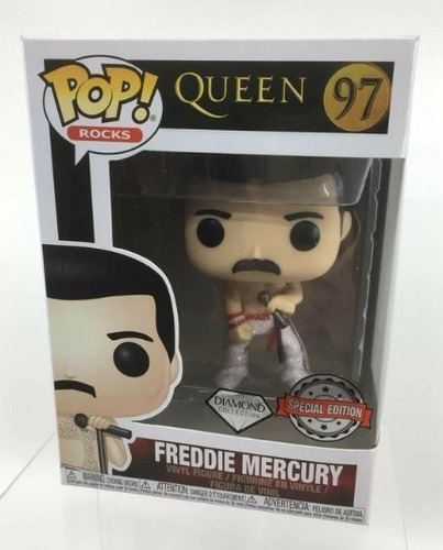 Figura Funko Pop!  #97 Freddie Mercury Queen 100% Original