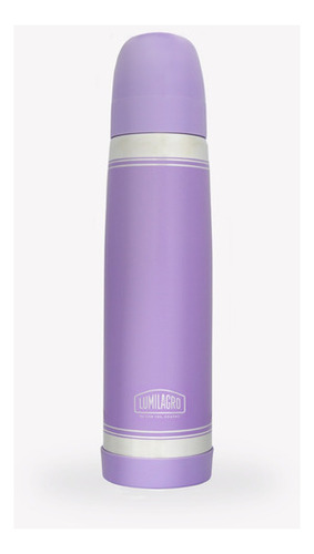 Termo Acero Inoxidable Lumilagro Luminox 1 Litro  Color Violeta pastel