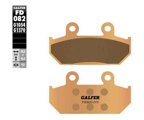 Pastillas De Freno Delantera Galfer Para Honda Nx650