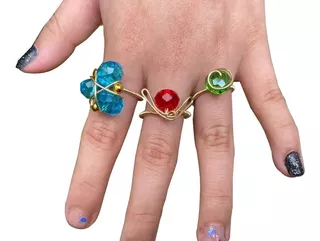 Anillos Zelda | Kokiri Esmeralda | Rubi Goron | Zafiro Zora