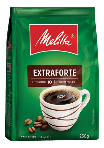 Café Torrado e Moído Extraforte Melitta Pacote 250g