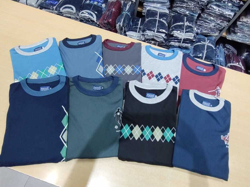 Imagen 2 de 6 de Pijama Hombre Invierno Interlok Con Estampa Exelente Pijama