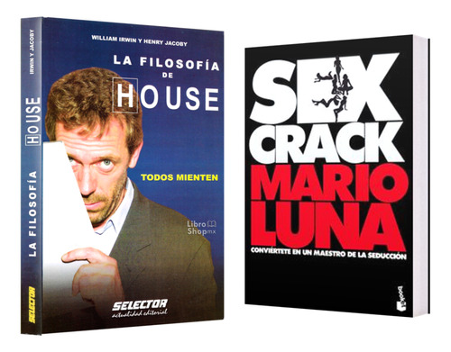 La Filosofía De House + Sex Crack Mario Luna Pack 2 Libros