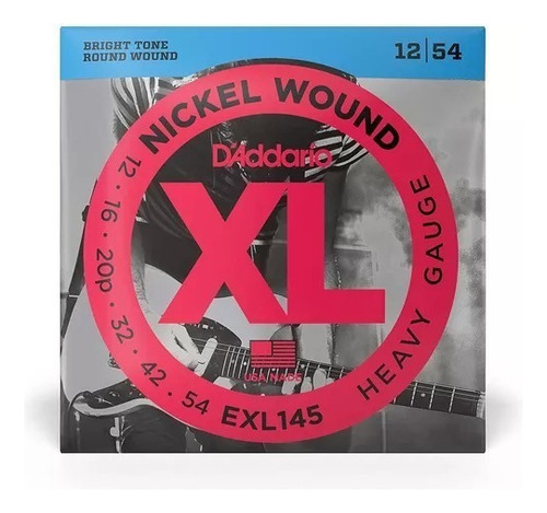 Encord Guitarra .012 D'addario Xl Nickel Wound Exl145