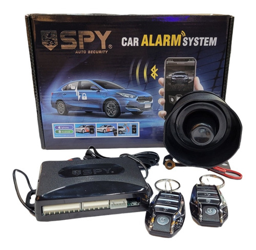 Alarma Spy De Carro Vehiculo Conexion App Bluetooth Antirobo