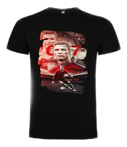 Polera Cr7 Manchester U. Cristiano Ronaldo 100%algodon