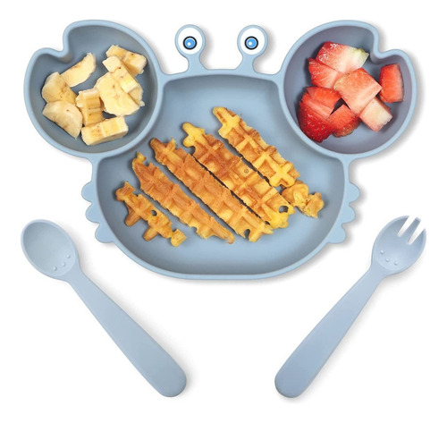 Rocced Placas De Succión Para Bebé, Platos De Silicona Con S