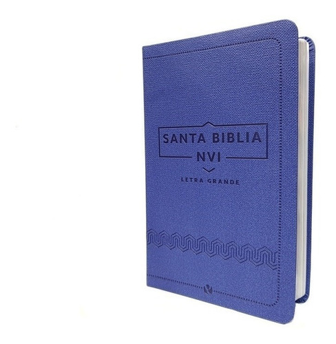 Santa Biblia Nvi Letra Grande, Cuero Ecologico