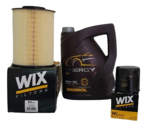 Kit Filtros Wix/aceite 5w30 Mannol( Focus Ii/iii)