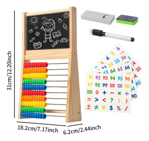 Tablero De Dibujo De Ábaco Para Niños, Material Didáctico