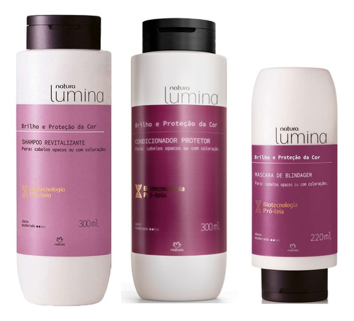 Kit Lumina Cabello Brillo Y Protección Del Color Natura