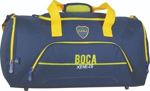 Bolso Deportivo Mediano Club Boca Juniors Licencia Oficial