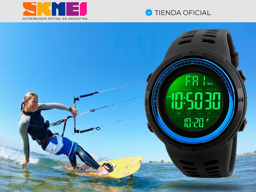 Imagen 6 de 8 de Reloj Hombre Skmei 1251 Sumergible Digital Alarma Cronometro