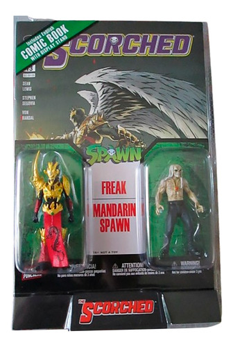 Figura Comic Book Scorched Freak / Mandarin Spawn (Usado)