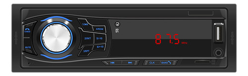 Mp3 Auto Estéreo Coche Aux Bluetooth Subwoof Luces Coloridas