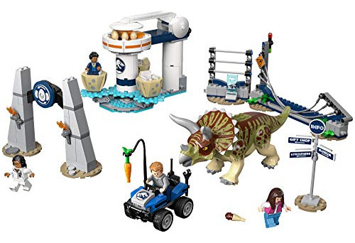 Lego Jurassic World Triceratops Rampage 75937 (447 Peças)