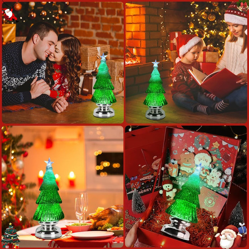 Light Up Christmas Snow Globe Con 8 Canciones De Navidad