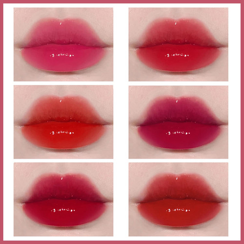Juego De Tintes De Labios De 6 Colores, Brillo De Labios Cor