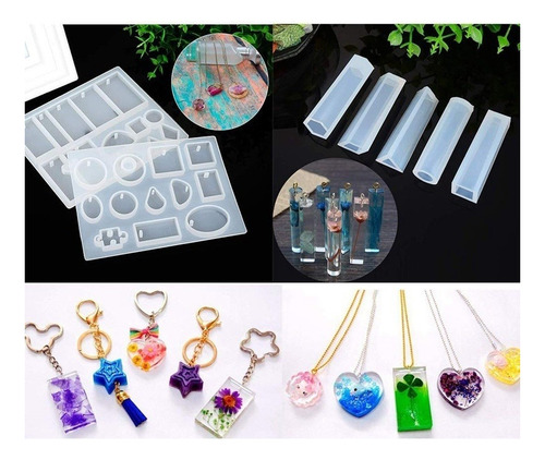 Bake Conjunto De Ferramentas De Jóias De Resina Diy Moldes