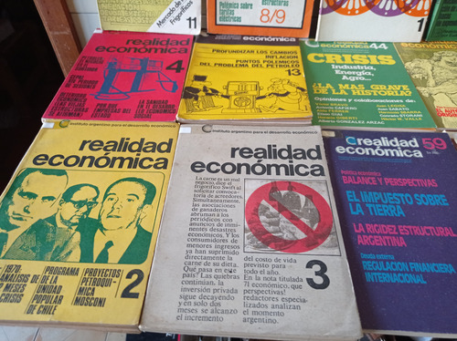 Revista Realidad Económica Y Libros 21 Total Lote (Usado)